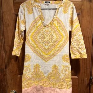 J.Crew Boho Linen Shirt Dress